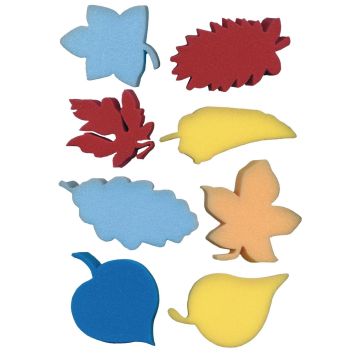 Foam Leaf Shapes - Pack of 8