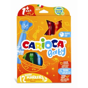 Carioca Baby Teddy Markers - Pack of 12