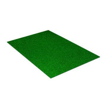 Green Acrylic Sheet (Glitter) 3mm x 600mm x 400mm, sheet