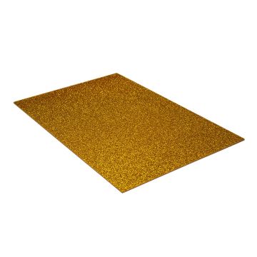 Gold Acrylic Sheet (Glitter) 3mm x 600mm x 400mm, sheet