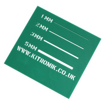 Green Value Acrylic Sheet (Cast) 3mm x 1000mm x 600 mm