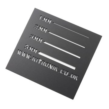 Matte Value Acrylic, Black, 3mm x 600mm x 400mm