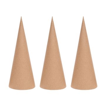 Papier-Mache Cones - 20cm - Pack of 20