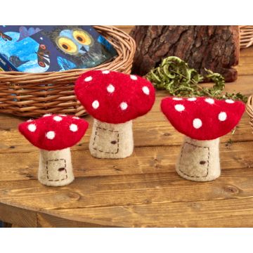 MUSHROOMS DWELLINGS (3PK)