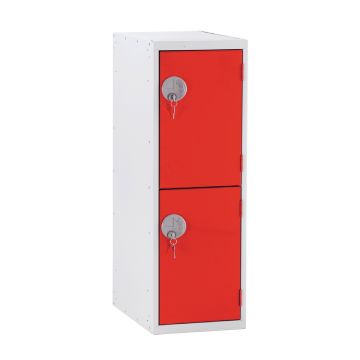 2 Door Locker With Deadlock - Red