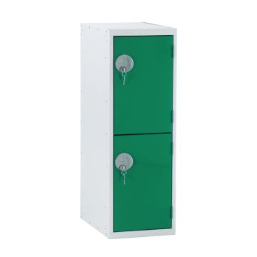 2 Door Locker With Deadlock - Green
