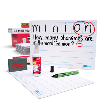 A4 Phoneme Frame Whiteboards - PHONEME Frame Boards Pens & Erasers Set