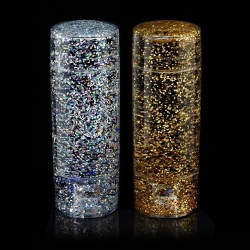 Gold And Silver Glitter Shake And Shine With Led
