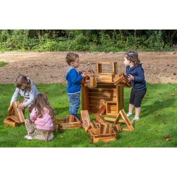 Giant Building Blocks In A Storage Crate