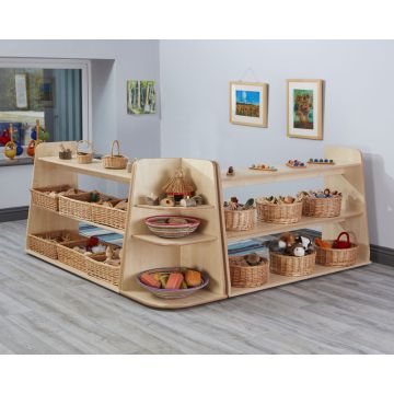 Open Shelf Corner Set (3Pk)