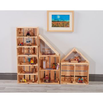 Block of Flats Dolls House (6Pk)