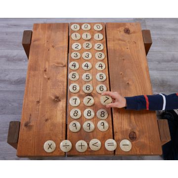 Natural Coconut Numbers Set (36Pk)