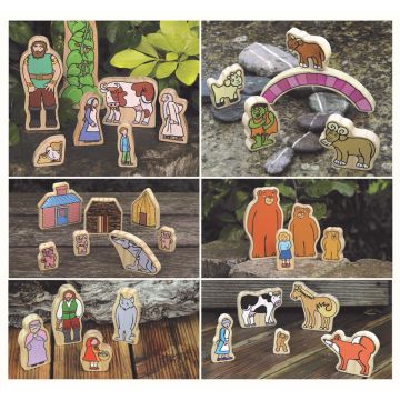 Traditional Tales Wooden Characters