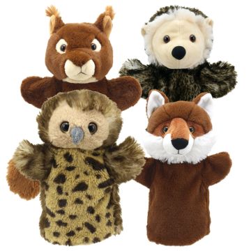 British Wildlife Puppets (4Pk)
