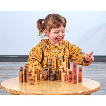 Multicultural Peg Families 20Pk