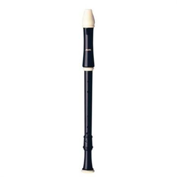 Aulos 211A Tenor Recorder - Brown and White