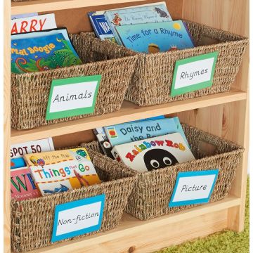 Seagrass Storage Book Basket