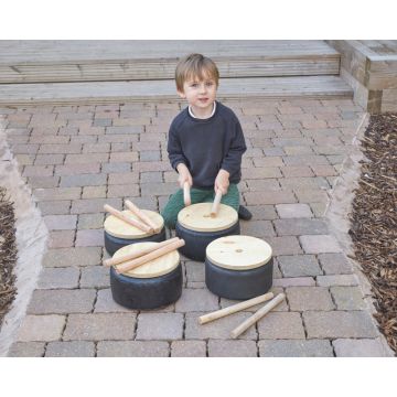 Large Upcycled Music Drum Kit