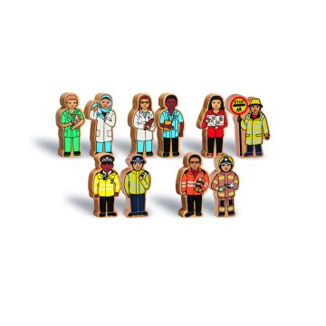 Occupation Wooden People 10Pk