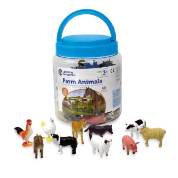 Farm Animal Counters 60Pk