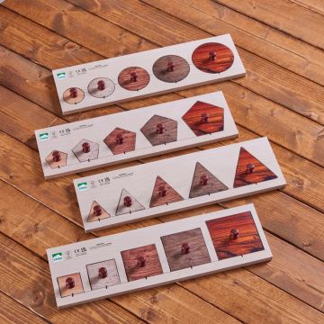 Natural Shape Peg Puzzles Set of 4