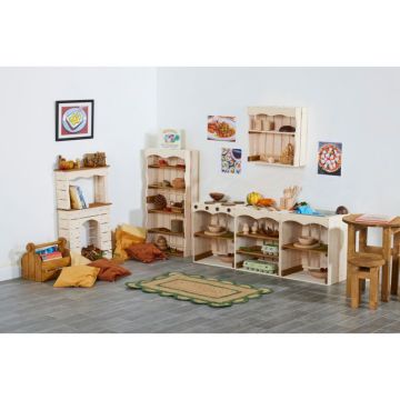 Farm Kitchen Set in White (Low) 6Pk