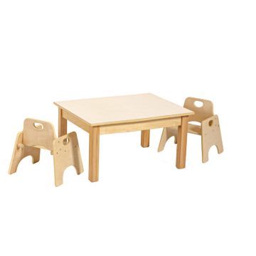 Cosy Essence Rectangular Table (H40cm) with Four Wobbler Chairs H20cm