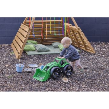 Large Tipper Green Truck