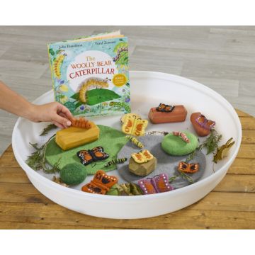 Felt Butterflies and Caterpillars