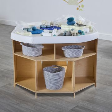 Indoor Tuff Spot Stand & Table - H65cm