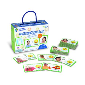 Learning Resources Feelings & Emotion Puzzle Cards