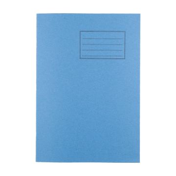 Exercise Books A4 64 Page 10mm Squared - Light Blue - Pack of 50