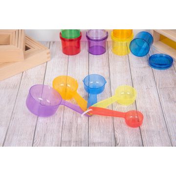 Translucent Colour Measuring Cups