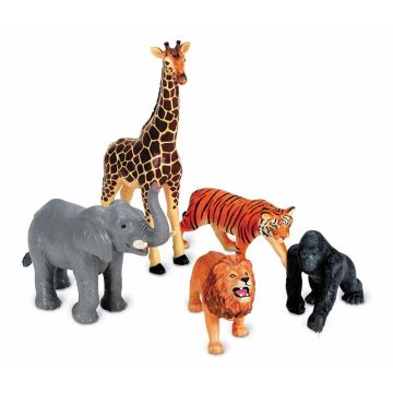 JUMBO JUNGLE ANIMALS (5PK)