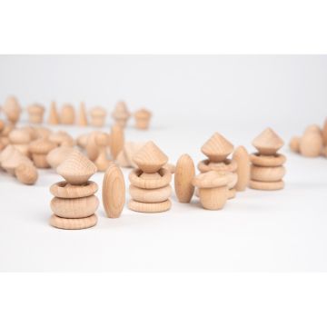 TickiT Wooden Treasures Natural Set
