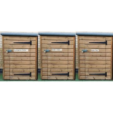 SELF SELECT STORAGE SHEDS FLAT PACK (SET OF 3)