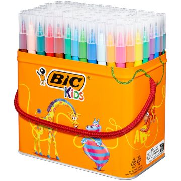Bic Visa Drum Felt Tip Pens - Pack of 84