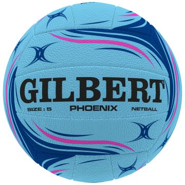 Gilbert Phoenix Match Netball - Blue - Size 5