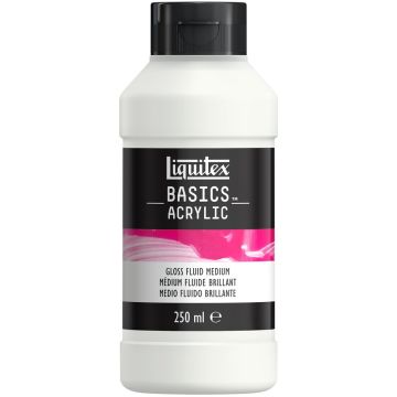 Liquitex Basics Acrylic Mediums - Gloss Fluid - 250ml