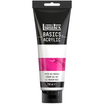 Liquitex Basics Acrylic Mediums - Matte Gel - 250ml