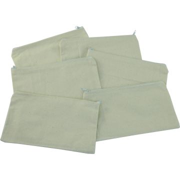 Calico Cotton Pencil Cases - Pack of 6