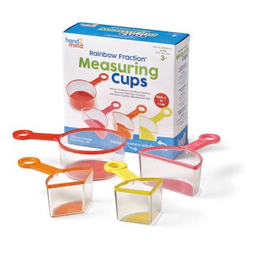 Rainbow Fraction Measuring Cups Set of 4