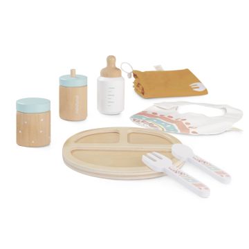 Miniland Dolls Wooden Feeding Set