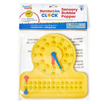 Learning Resources Numberline Clock Sensory Bubble Popper