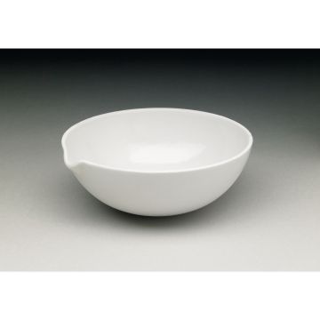 Shallow Round Bottom Porcelain Evaporating Basin - 100ml