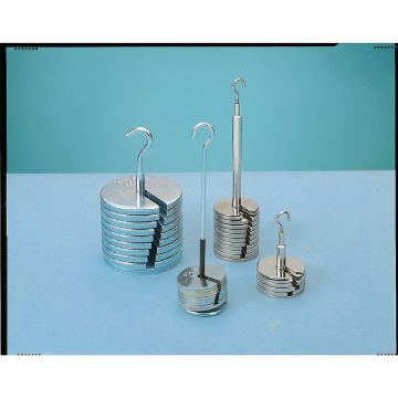 Hanging Slotted Masses - Steel - Spare Slotted Masses - x 100g - Pack of 5