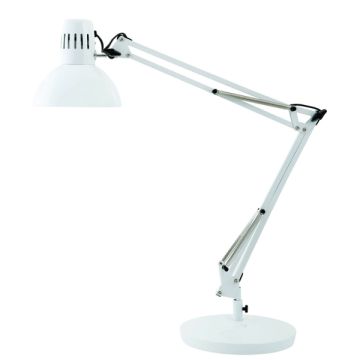 Architect Double Arm Desk Lamp - White