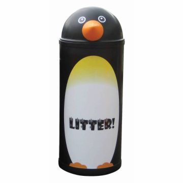 Litter Bin Large - Penguin