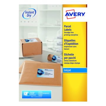 Avery Inkjet Labels - 1 Per Sheet J8167 - Pack of 100