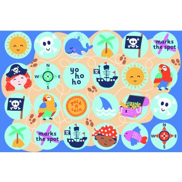 Pirate Placement Carpet - 3 x 2m